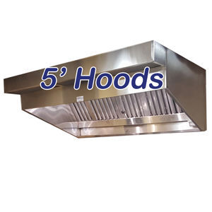 5' Sloped Canopy Hoods