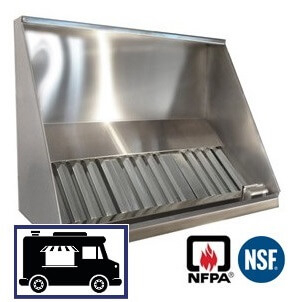Concession Vent Hoods for Food Truck or Trailer