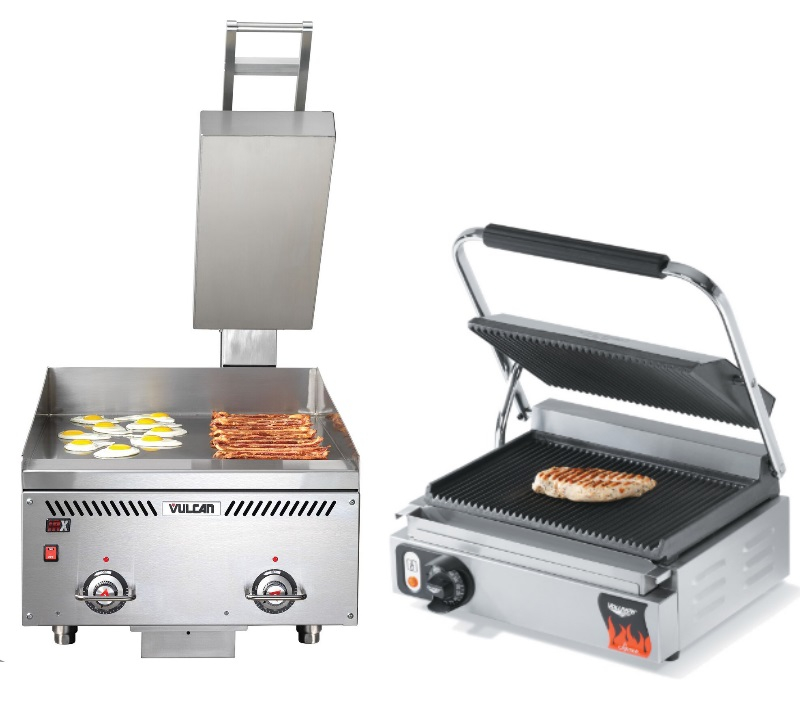 Commercial Grills / ClamShell Tops