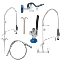 Pre-Rinse Faucets, Hoses, and Spray Valves