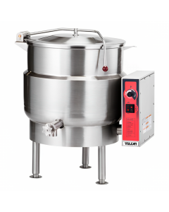 Vulcan K20EL Electric 2/3 Steam Jacketed Stationary Kettle 20 Gal. - 208v/3ph, 12 kW