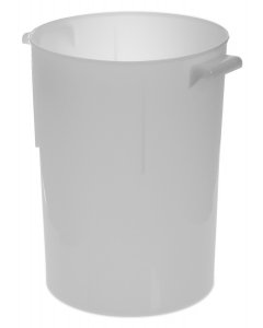 Carlisle 080002 StorPlus Polyethylene Bain Marie Food Storage Container 8 qt. - White