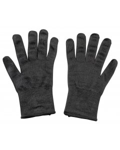 TableCraft 11211 The Protector Ambidextrous Blended Material Cut Resistant Glove - Black w/ Black Wrist Band - X-Large - 1/Pair