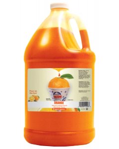 Gold Medal 1228 Ready-To-Use Sno-Treat Flavors Sno-Kone Syrup 1 gal. - Orange