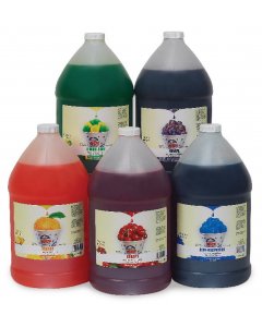Gold Medal 1259 Ready-To-Use Sno-Treat Flavors Sno-Kone Syrup 1 gal. - Sour Cherry