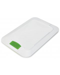 Rubbermaid 2052936 FreshWorks 3 and 5 Gallon Produce Saver Lid - 18" x 12" x 1-1/4" - White