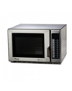 Amana RFS12TS  Stainless Steel Medium-Duty Stackable Countertop Commercial Microwave with Touchpad Controls - 120V, 1200W