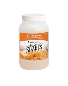 Gold Medal 2366 Signature Shakes Seasoning Shake-On Flavor - 4 lb. Jar - Cheddar Cheese