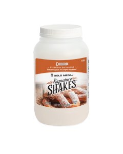 Gold Medal 2480 Signature Shakes Seasoning Shake-On Flavor - 4 lb. Jar - Churro