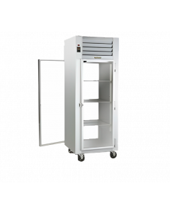 Traulsen AHT126WPUT-FHG Pass-Thru Refrigerator One Section Shallow Depth Full-Height Glass Door 20.4 Cu. Ft. - 115V