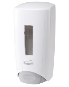 Rubbermaid 3486591 Flex Wall Mount Manual Skin Care Dispenser for Foam or Liquid Hand Soap 1000/1300 ml - White