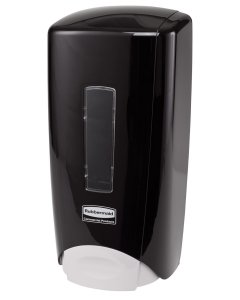 Rubbermaid 3486592 Flex Wall Mount Manual Skin Care Dispenser for Foam or Liquid Hand Soap 1000/1300 ml - Black