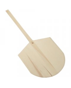 American Metalcraft 4218 Deluxe Wood Pizza Peel with Long Handle 42"OAL - 18"W x 18"L Blade