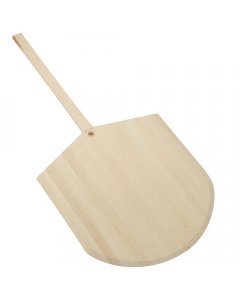 American Metalcraft 4220 Deluxe Wood Pizza Peel with Long Handle 42"OAL - 20"W x 21"L Blade