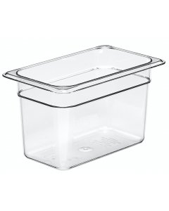 Cambro 24CW135 Cambro Food Pan 1/2 Size 4" Deep Clear