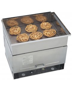 Gold Medal 5099NS Outdoor Large Propane Gas Funnel Cake Fryer - (1) 50 lb. Vat w/ (6) Cake Capacity - 95,000 BTU
