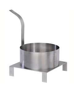 Gold Medal 5108 Lift-Off Funnel Cake Mold Ring with Extended Platform 8" dia. - for Ribbon Element Fryers