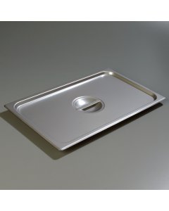 Carlisle 607000C Carlisle DuraPan Steamtable Pan Lid SolidSSFullSize Silver