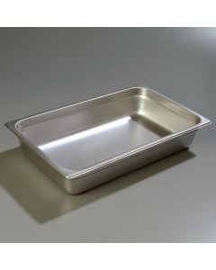 Carlisle 607004 Carlisle DuraPan Steamtable Pan SS Full Size 4" Deep 
