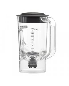 Hamilton Beach 6126-908R Polycarbonate Blender Container with Lid 44 oz. - Clear - for HBB908R & HBB908R-CE Series