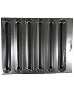 Kason 67960162002 Stainless Steel Hood Grease Baffle Filter 16"H x 20"W