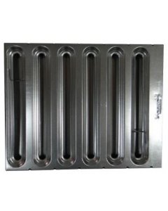 Kason 6796020200200 Stainless Steel Hood Grease Baffle Filter 20"H x 20"W