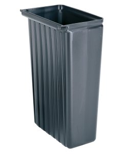Cambro BC331KDTC110 KD Service Cart Trash Container 8 gal. - Black