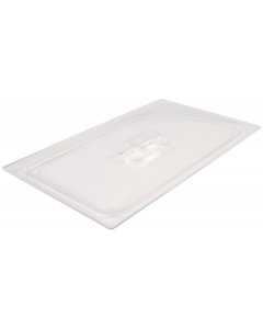 Carlisle CM112507 Coldmaster Plastic Food Pan Lid - Full Size - Clear 