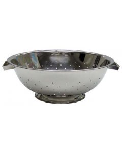 Adcraft COL-14 Stainless Steel Colander with Side Handles & Footed Base 13 qt.
