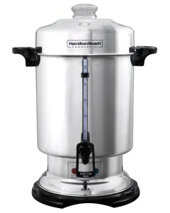 Hamilton Beach D50065 Stainless Steel Commercial Coffee Urn / Percolator with Cup Trip Handle - 60 cup (2.34 gal)