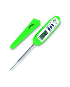 CDN DTT450-G Waterproof Thin Tip Digital Probe / Pocket Thermometer with 2-3/4" Stem - Green - -40 to 450 Degrees F
