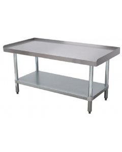 Advance Tabco EG-LG-300-X Special Value Stainless Steel Equipment Stand with Adjustable Galvanized Undershelf 30" x 30"