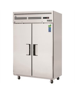 Everest Refrigeration ESR2 2-Section 2 Solid Door Reach-In Refrigerator 50" - 115V