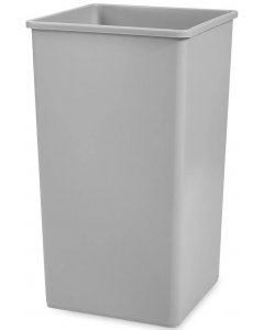 Rubbermaid FG395900GRAY Untouchable Rigid Plastic Square Liner - Gray - for FG917500 and FG917600 50 Gallon Containers