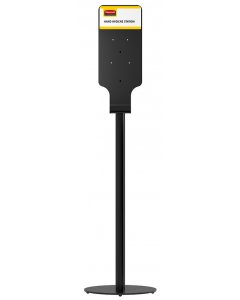 Rubbermaid FG750824 Autofoam Hand Sanitizer Station Metal Premium Floor Stand 59-1/4"H - Black
