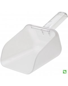 Rubbermaid FG9F7500CLR Bouncer Plastic Contour Scoop 32 oz. - Clear