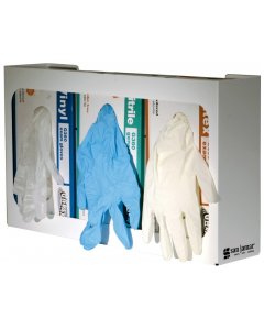 San Jamar G0804 Disposable Glove Dispenser 16" x 4" x 10"H - White - 3 Box/Capacity