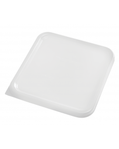 Rubbermaid FG650900WHT Space Saving Square Food Storage Container Lid 2-8 Qt. - White
