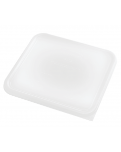Rubbermaid FG652300WHT Space Saving Square Food Storage Container Lid 12-22 Qt. - White