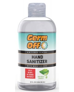 Max-Pro GOHSL-3466 Germ Off Antimacterial Hand Sanitizer 8 oz. - 70% Alcohol