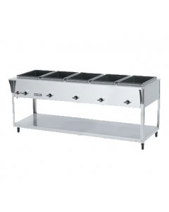 Vollrath 38219 ServeWell SL Electric 5-Well Hot Food Table 76" - Sealed Well - 208-240v