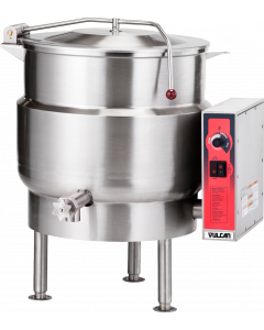 Vulcan K60EL Electric 2/3 Steam Jacketed Stationary Kettle 60 Gal. - 208v/3ph, 18 kW