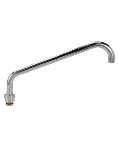 Component Hardware KL34-Y022 Encore Polished Chrome Tubular Add-On Faucet Swing Spout 22" - for QUIK-FIL 3/4" Faucet