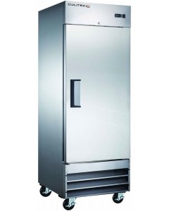 Culitek MRRF-1D SS-Series 1-Section 1 Solid Swing Door Reach-In Refrigerator 29" - 23 cu. ft. - 115v