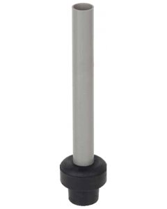 American Metalcraft OFP7 Plastic Overflow Pipe with Rubber Bushing 7"H - fits 1" & 1-1/2" Drains and Funnel Strainers