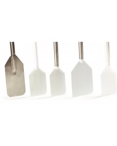 Carlisle 4035600 48" Paddle Scraper - 9" Blade, Stainless Steel Handle, Nylon, White  
