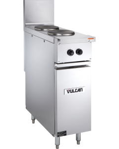 Vulcan EV12-2FP-240 Endurance Electric Range Two French Plates w/ Enclosed Base 12" - 240V