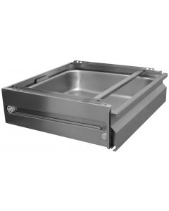 Advance Tabco SHD-1520 Stainless Steel Heavy Duty Self-Closing Integral Slide Drawer with 15" x 20" x 5" Deep Drawer Pan Insert