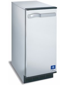 Manitowoc SMS050A002 Air Cooled Undercounter Gourmet Cube Ice Machine with 25 lb. Bin 14-3/4" - 53 lb./24 hr