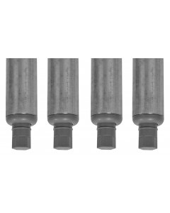 Advance Tabco TA-16-4 Galvanized Leg with Plastic Adjustable Bullet Feet 34-1/2"H - 4/Set